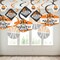 Basketball - Let The Madness Begin - College Basketball Party Hanging Decor - Party Decoration Swirls - Set of 40